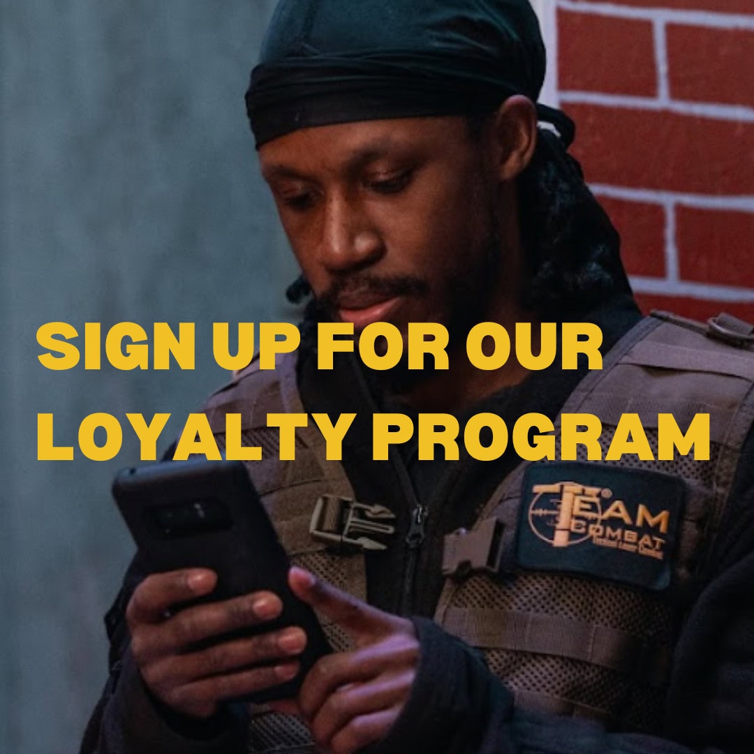Man using phone for loyalty program signup